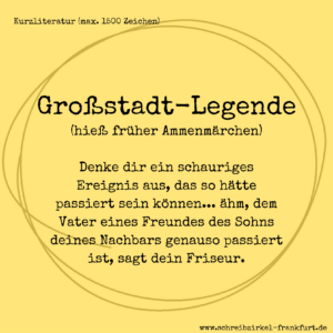 Kreatives Schreiben - Beispiele und Übungen