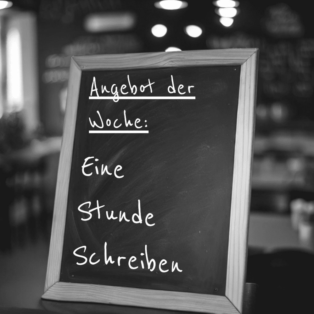 Eine Stunde Schreiben