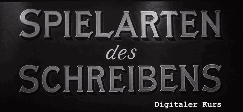 Kursbild: Spielarten des Schreibens – Digital-Kurs des Schreibzirkel Frankfurt